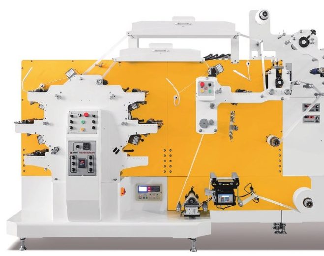 JR-1461S flexo label printing machine with die cutting